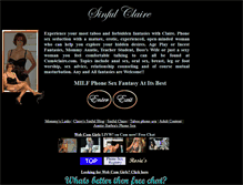Tablet Screenshot of cum4claire.com